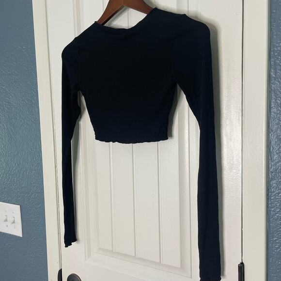 Naked Wardrobe Ribbed Crop Shirt - Picture 5 of 11